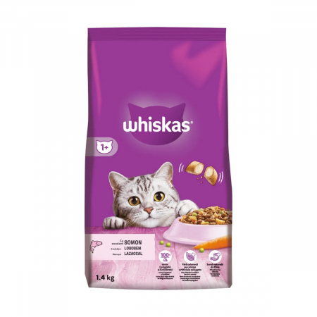 Hrana Uscata Pisici WHISKAS Adult Somon 1,4kg [2]