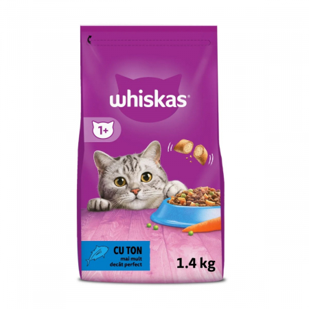 Pisică Adult - Hrana Uscata Pisici WHISKAS Adult Ton si Ficat 1,4kg