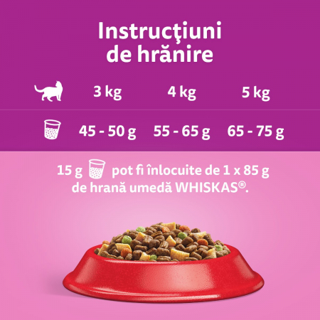 Hrana Uscata Pisici WHISKAS Adult Vita si Ficat 14kg [4]