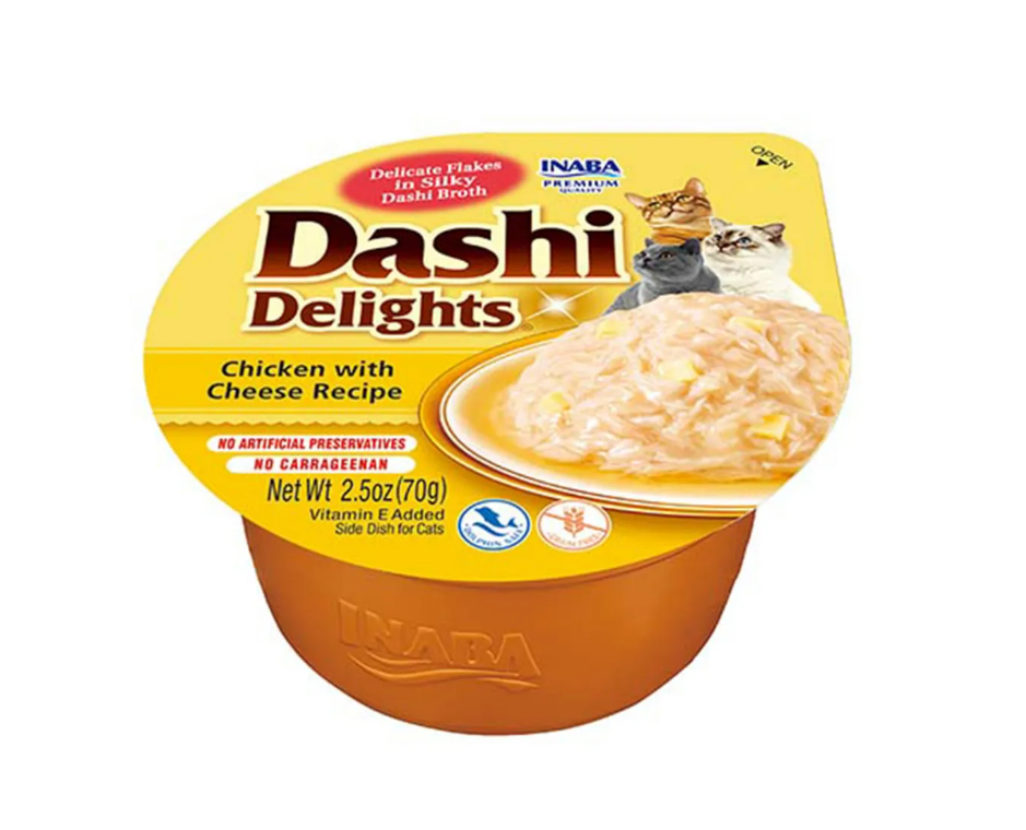 CHURU Dashi Delights, Hrana Umeda Pisica Adult, Pui si Branza, 70g (Termen redus - 21.06.2025)