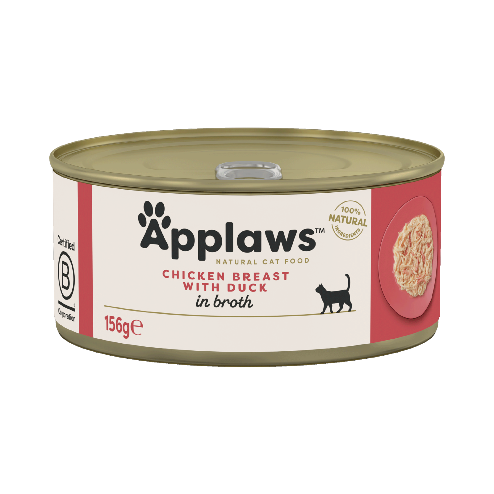 Hrana Umeda Pisici APPLAWS Piept de Pui si Rata 156g