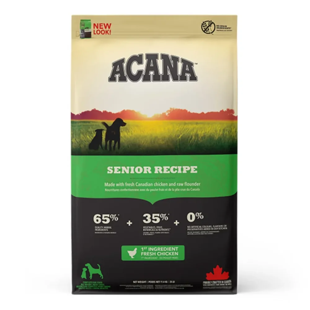 ACANA Heritage, Hrana Uscata Caine Senior, 11,4kg