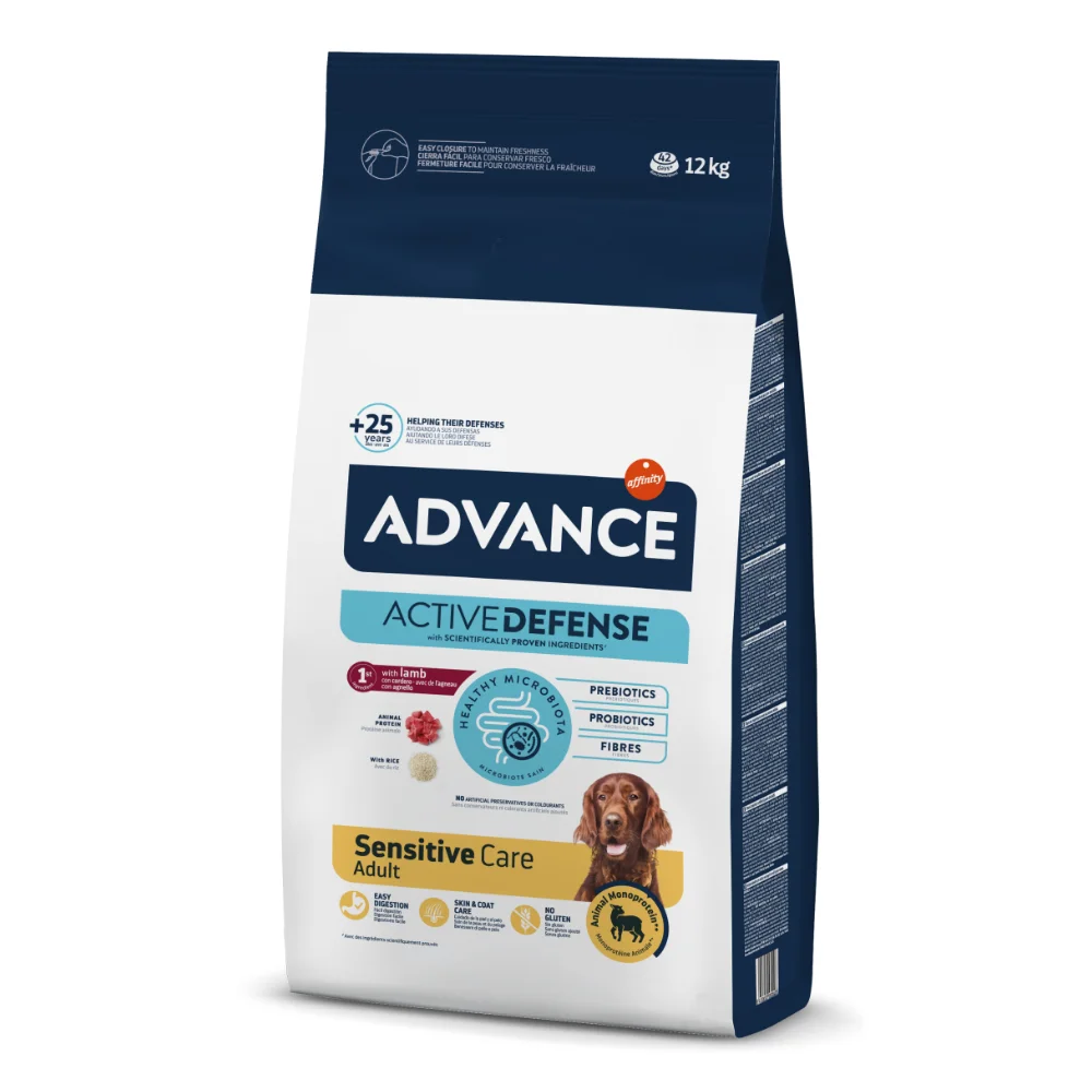 Hrana Uscata Caini ADVANCE Sensitive Adult Miel si Orez 3kg