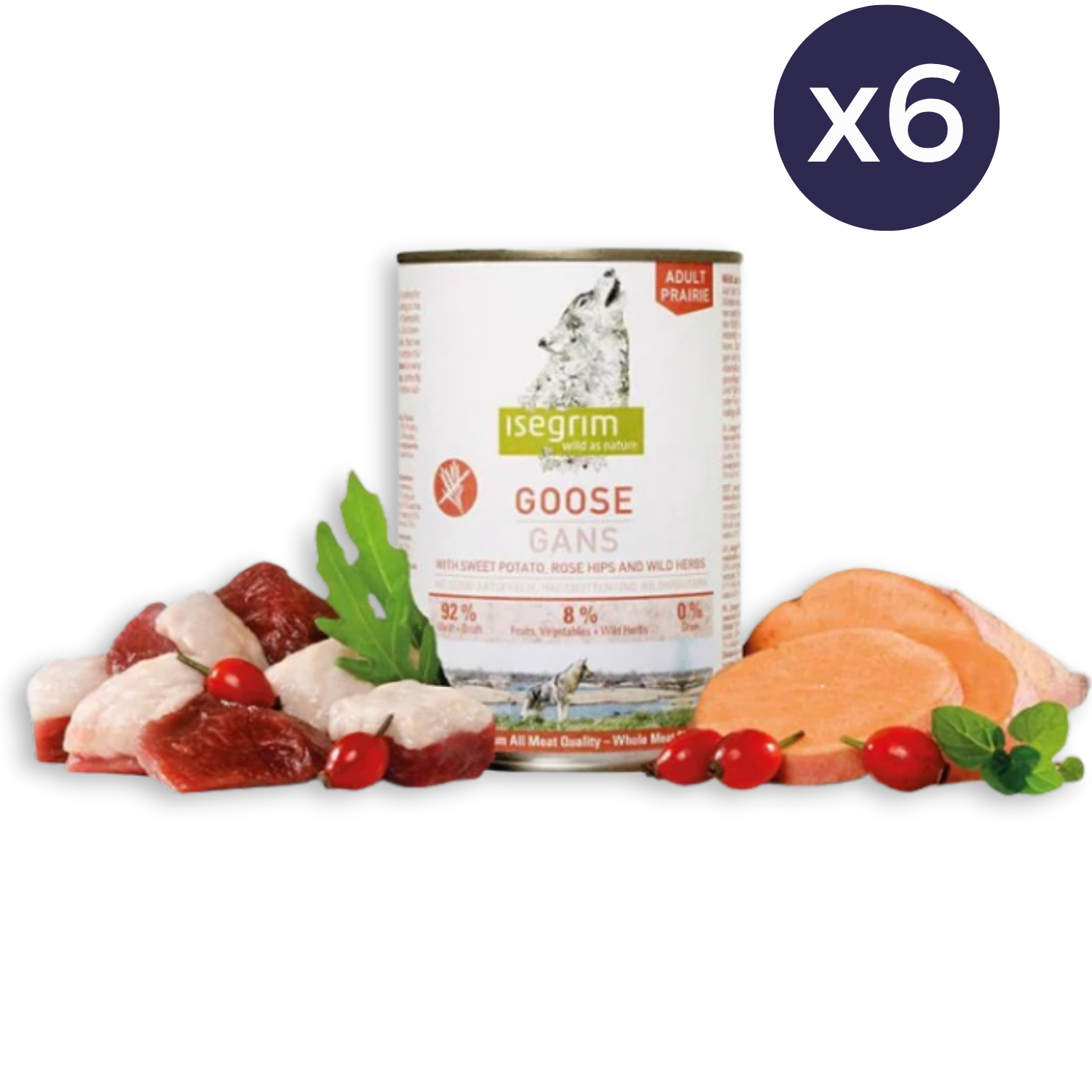 Pachet Economic Hrana Umeda Caini ISEGRIM Adult Gasca 6x400g