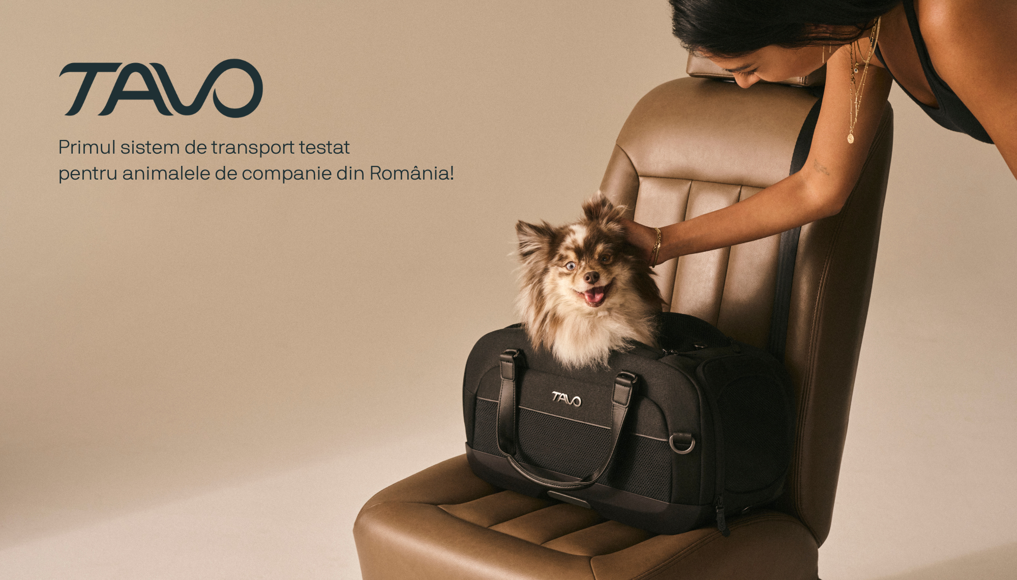 Tavo - Brandul care a adus in Romania primul sistem de transport testat pentru animale de companie!