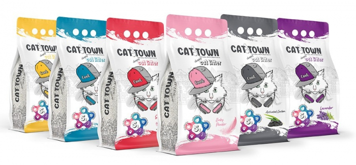 Cat Town Așternut Igienic pentru Pisici cu Lavandă, 5L [3]