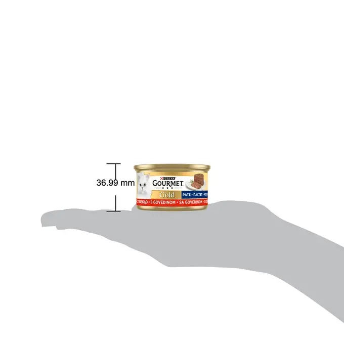 Gourmet Gold Mousse, Hrană Umedă pentru Pisici, Pate Vită, 85g – Răsfăț fin și aerat! [5]