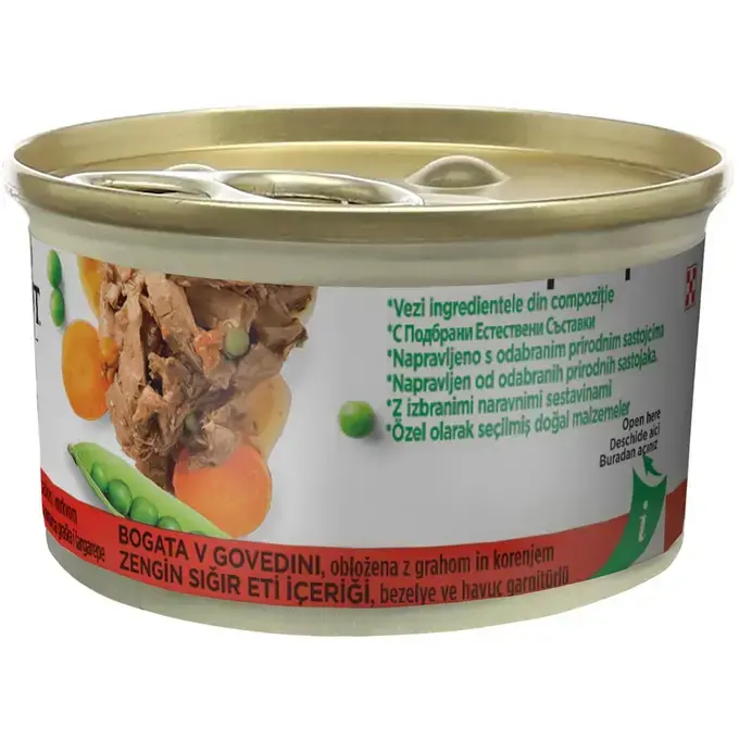 Gourmet Nature’s Creations, Hrană Umedă pentru Pisici, Vită cu Mazăre & Morcovi, 85g [4]