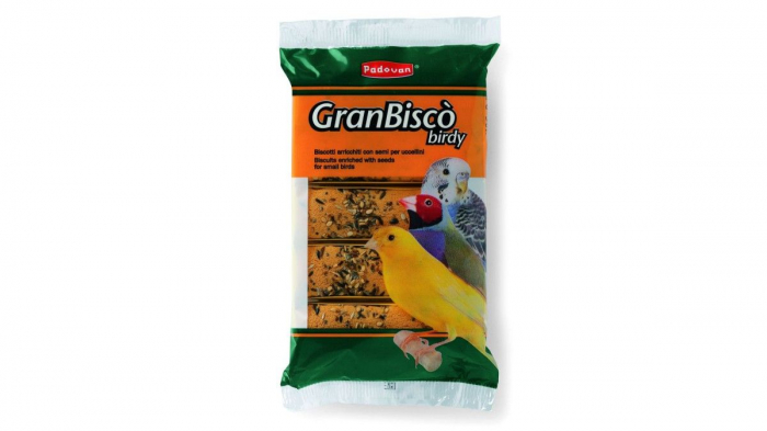 Granbisco Birdy, Biscuiți pentru Păsări, Padovan, cu Semințe și Ou, 30g [1]