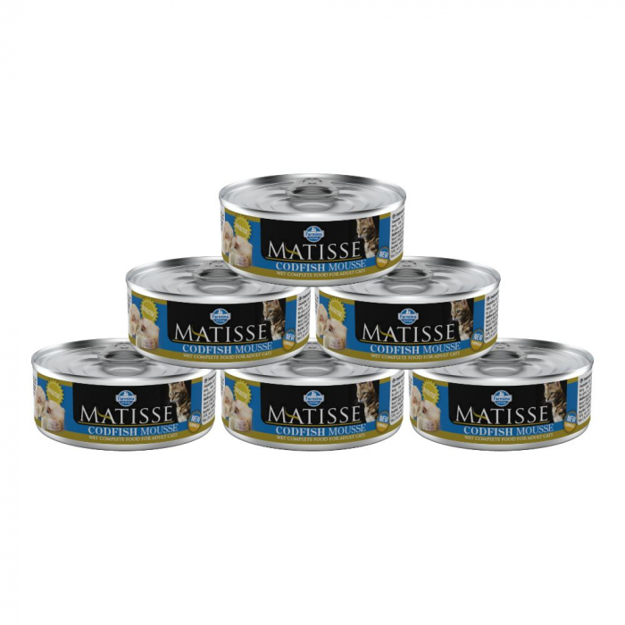 MATISSE Mousse Cod 85g - Hrana Umedă pentru Pisici Adulte, Pate cu Cod [3]