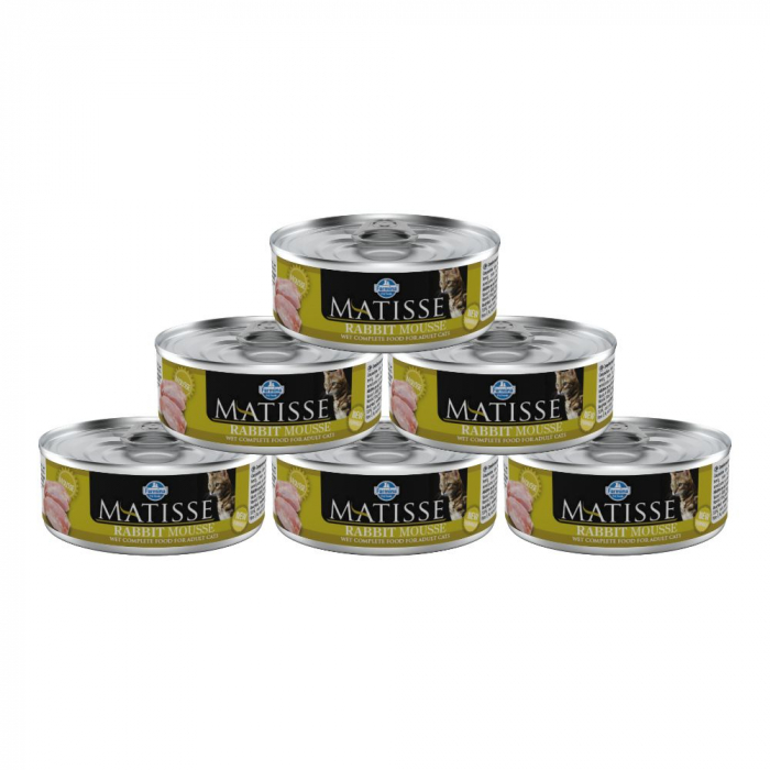 MATISSE Mousse Iepure 85g - Hrana Umedă pentru Pisici Adulte, Pate cu Iep [3]