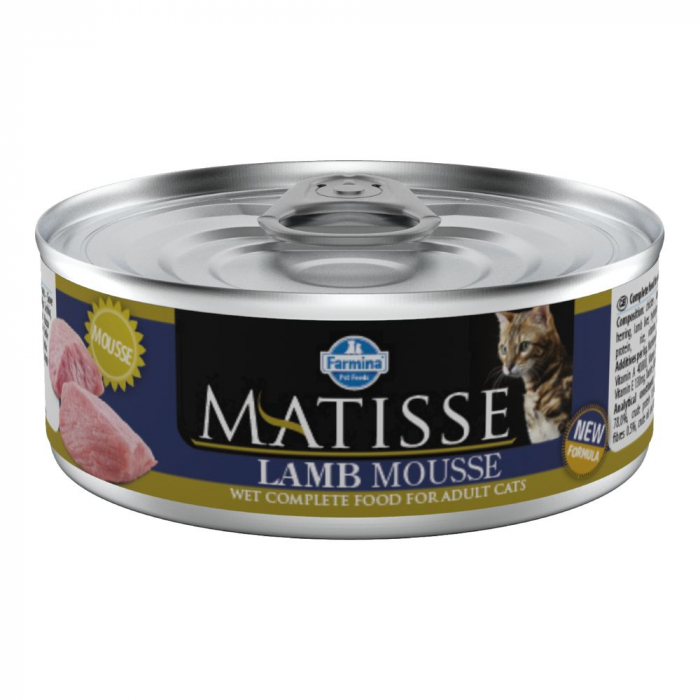 MATISSE Mousse Miel 85g - Hrana Umedă pentru Pisici Adulte, Pate cu Miel [1]