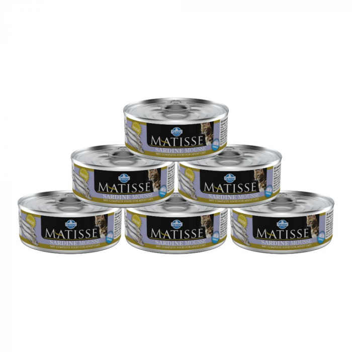 MATISSE Mousse Sardine 85g - Hrana Umedă pentru Pisici Adulte, Pate cu Sardine [3]