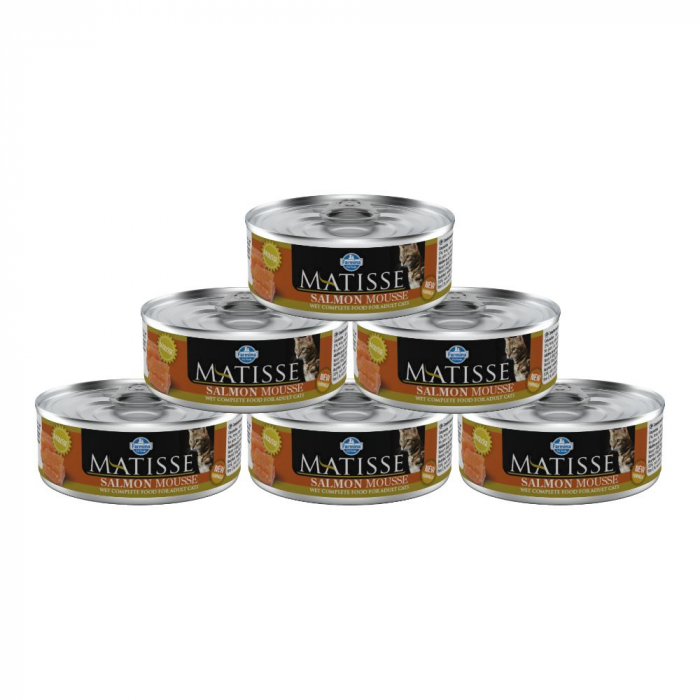 MATISSE Mousse Somon 85g - Hrana Umedă pentru Pisici Adulte, Pate cu Somon [3]