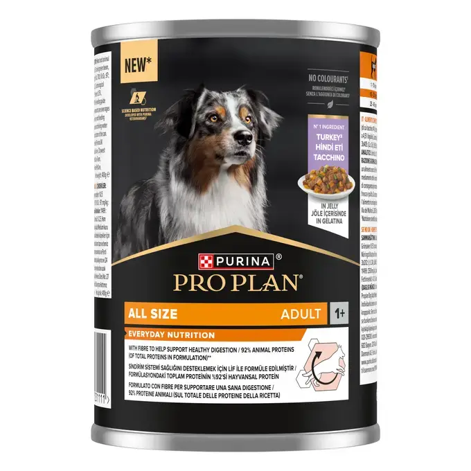 Purina PRO PLAN Everyday Nutrition Adult Curcan – Conservă hrană umedă câini 400g [1]