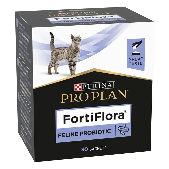 Purina Pro Plan FortiFlora Feline – Probiotic pentru pisici, Pulbere [1]