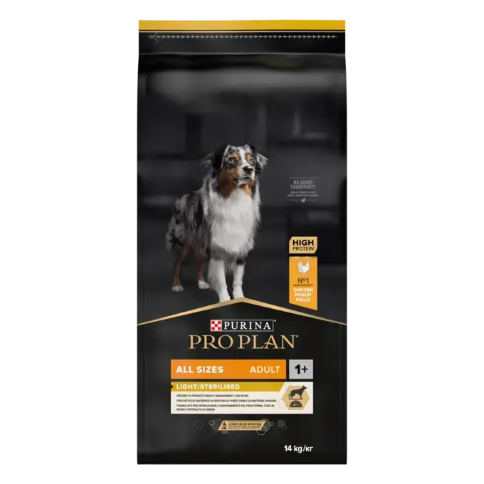 Purina PRO PLAN Light / Sterilised Hrana Uscată pentru Câini cu Pui – 3kg [2]