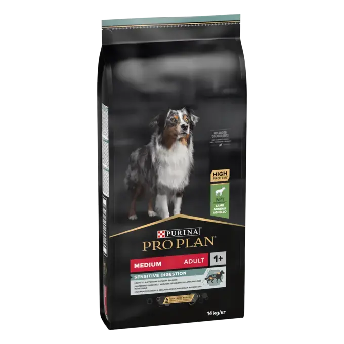 Purina PRO PLAN Sensitive Digestion Medium Adult cu Miel – hrană uscată pentru câini cu digestie sensibilă [2]