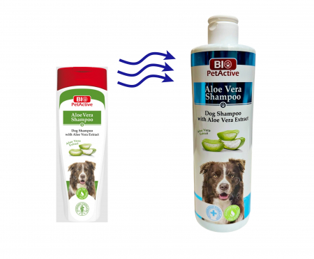 Șampon Bio PetActive Aloe Vera – 400ml, hidratare și îngrijire premium pentru câini [2]