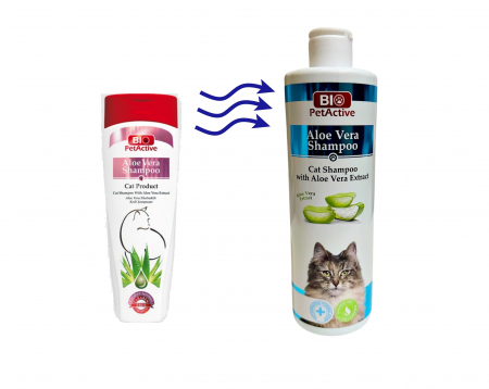 Șampon Bio PetActive Aloe Vera – 400ml, îngrijire blândă și hidratare pentru pisici [2]