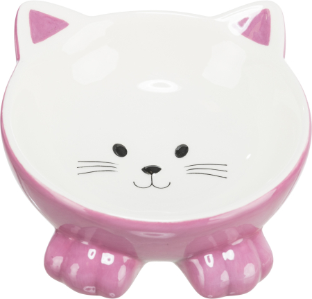 Castroane & Adapatori - trixie-castron-ceramic-pisici-ergonomic-ridicat-0-15l