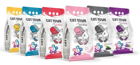 Cat Town Așternut Igienic pentru Pisici cu Lavandă, 5L [2]