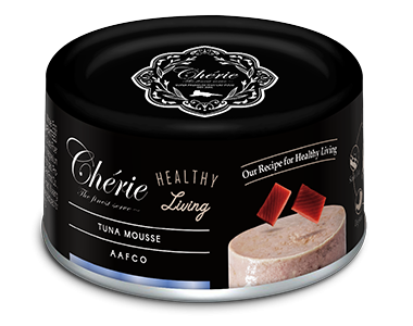 Hrana Umeda - Cherie Mousse cu Ton, hrană umedă fără cereale pentru pisici, 80g