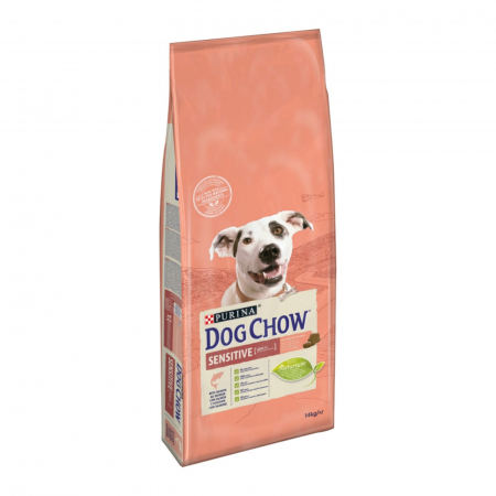 Hrana Caini - DOG CHOW Sensitive, Hrană Uscată Câini Adulți, Somon