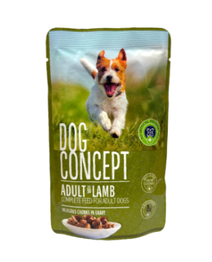 Hrana Umeda - Dog Concept – Hrană umedă pentru câini, Plic Miel, 100g