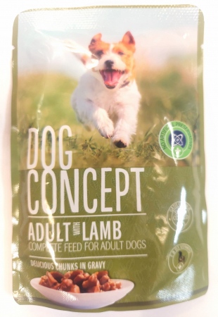 Dog Concept – Hrană umedă pentru câini, Plic Miel, 100g [1]
