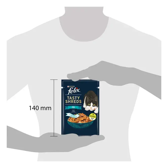 Felix Tasty Shreds Plic Ton în Sos 80g [2]
