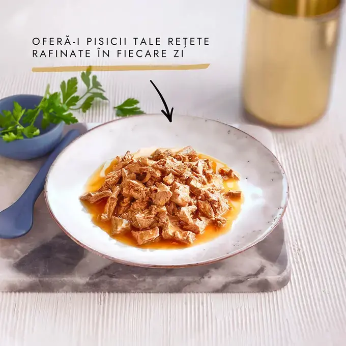 Gourmet Perle, Mini Fileuri în Sos, Hrană Umedă pentru Pisici, Pui, 85g [6]