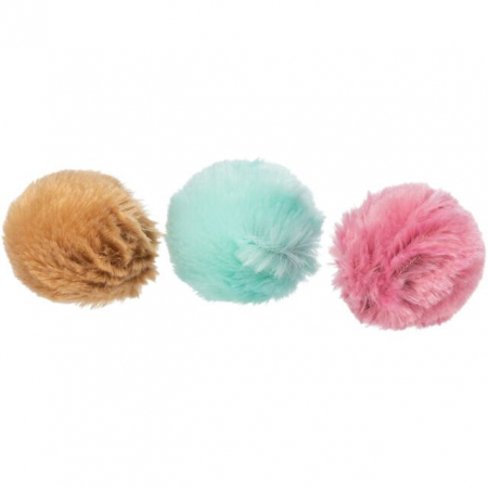 Jucarii - minge-plus-clopotel-pisici-trixie-3cm