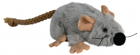 Jucarii - Jucărie pentru pisici, Trixie Șoricel de pluș cu Catnip, 7 cm