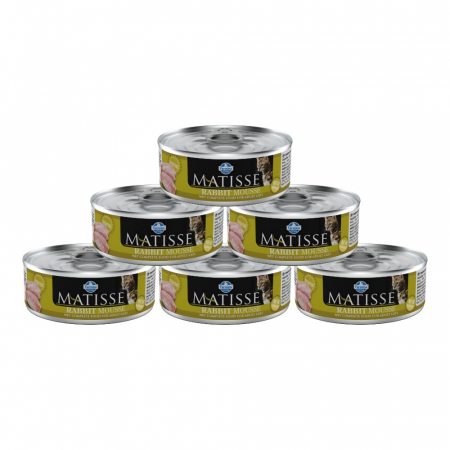 MATISSE Mousse Iepure 85g - Hrana Umedă pentru Pisici Adulte, Pate cu Iep [2]