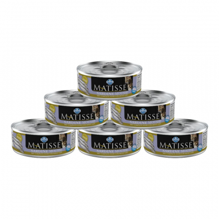 MATISSE Mousse Sardine 85g - Hrana Umedă pentru Pisici Adulte, Pate cu Sardine [2]