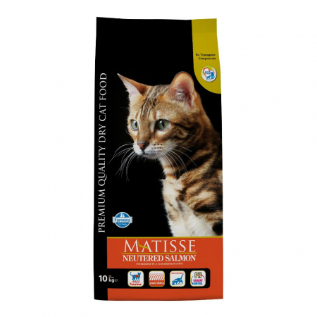 Hrana Pisici - MATISSE Sterilised Somon 10kg - Hrana Uscată pentru Pisici Adulte Sterilizate, cu Somon