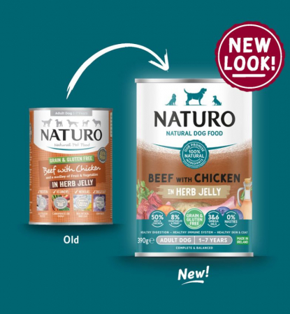 Naturo Conserva Hrana Umeda Caini Adult Vita Pui 390g [1]