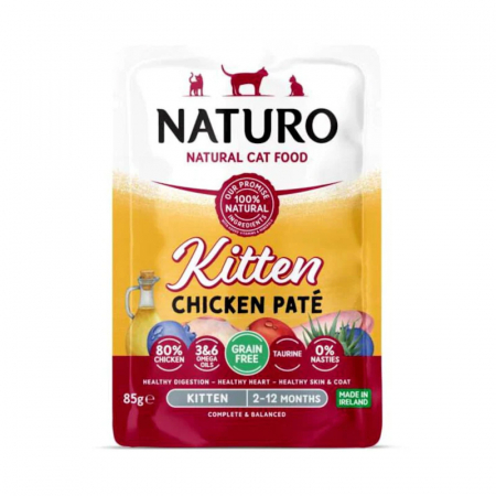 Hrana Pisici - naturo-mousse-pui-pisoi-85g