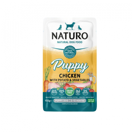 Hrana Caini - naturo-pouch-puppy-pui-caini-150g