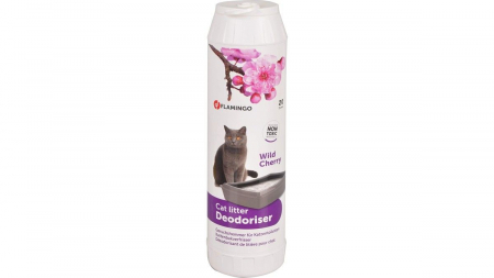 Igiena & Ingrijire - Deodorant pentru Litiera Flamingo Cireșe Sălbatice, 750g