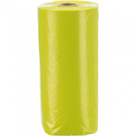 Pungi Igienice Trixie, Cu Miros De Lămâie, Galben, 4 Role x 20 Buc - Pungi pentru Curățarea Excrementelor Câinelui [1]