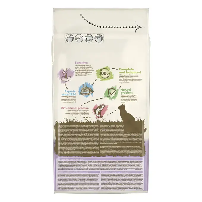 Purina Cat Chow Sensitive cu Somon - Hrana uscată pentru pisici 1.5kg [1]