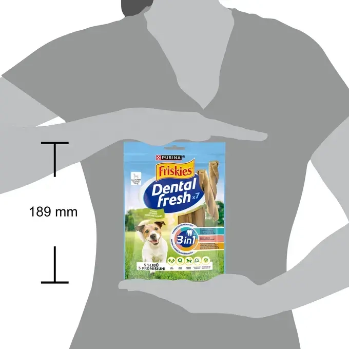 Friskies Dental Fresh Recompense igiena dentara caini 110g [2]