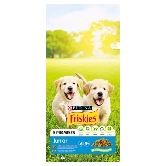 Friskies Junior Hrana uscata caini pui si legume 15kg [2]
