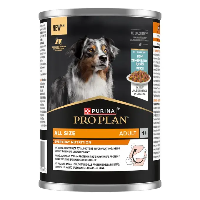 Hrana Umeda - Purina PRO PLAN Everyday Nutrition Adult Pește – Conservă hrană umedă câini 400g