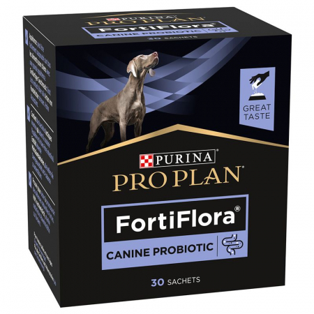 Diete veterinare - Purina Pro Plan FortiFlora Canine – Probiotic pentru câini, 30x1g