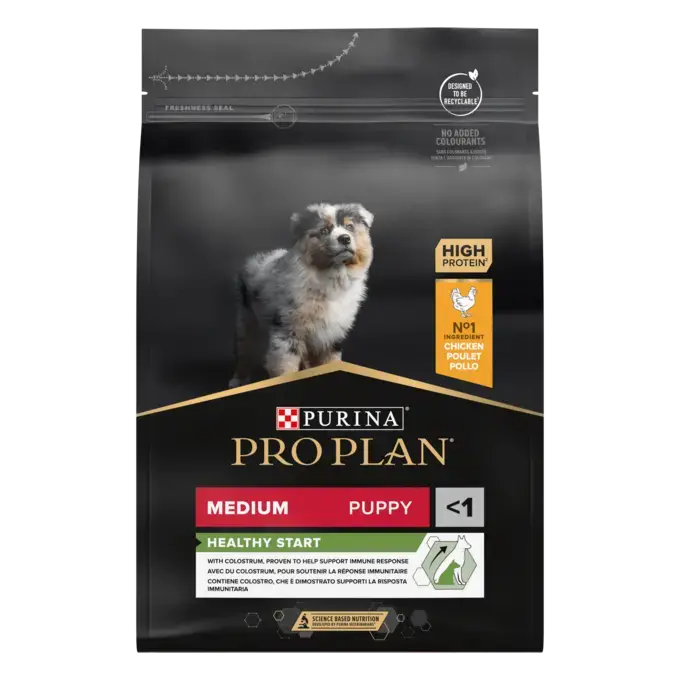 Purina PRO PLAN Healthy Start Hrana Uscată pentru Câini Medium Puppy cu Pui – 3kg [1]