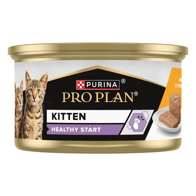 Purina PRO PLAN Healthy Start Kitten Pate cu Pui – Hrană umedă pentru pisici junior [1]