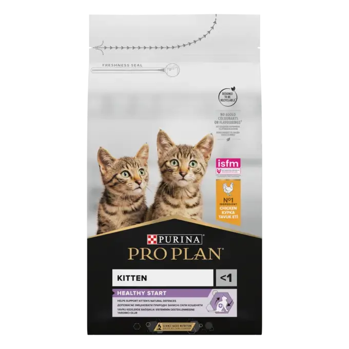 Purina PRO PLAN Healthy Start Kitten cu Pui – Hrană uscată pentru pisici junior [1]